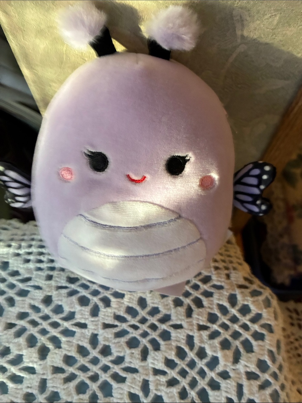 Squishmallows Purple Bibiana Butterfly Plush